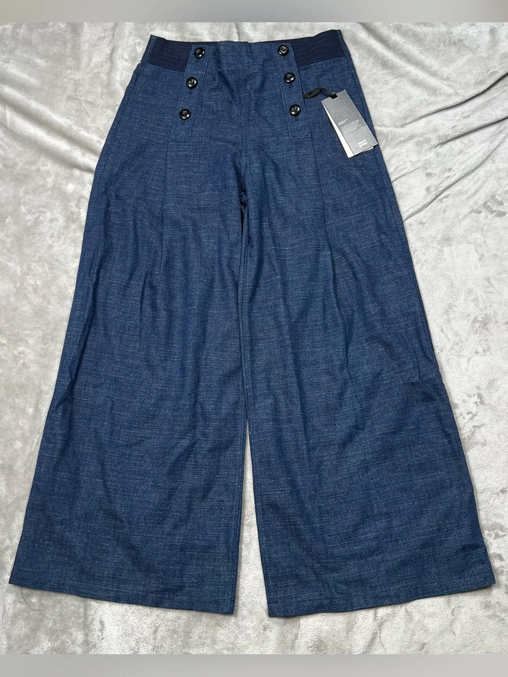 NWT G Star Maxi Navy Jeans Adult 30x31 Blue Loose Fit Wool Linen Military Pants